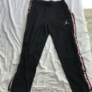Air Jordan Striped Button Up Dri Fit Pants